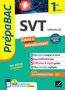 Broché SVT spécialité 1re générale : nouveau bac de 