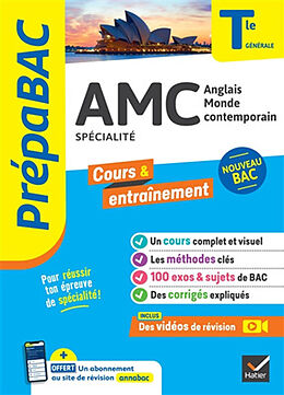 Broché AMC, anglais monde contemporain spécialité, terminale générale : nouveau bac de 