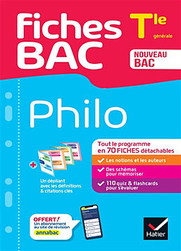 Broché Philo, terminale générale : nouveau bac de 