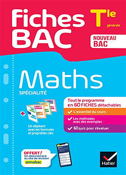 Broché Maths spécialité, terminale générale : nouveau bac de 