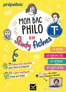 Broché Mon bac philo en study fiches terminale : nouveau bac de Fabien Lamouche