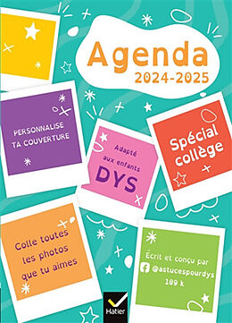 Broché Agenda DYS 2024-2025 : spécial collège de Françoise Chée