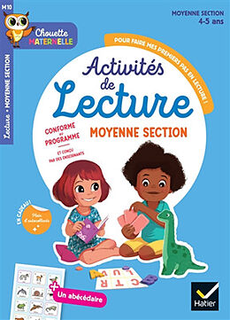 Broché Activités de lecture pour faire mes premiers pas en lecture ! : moyenne section, 4-5 ans : conforme au programme de Albert; Roullier, Jean Cohen