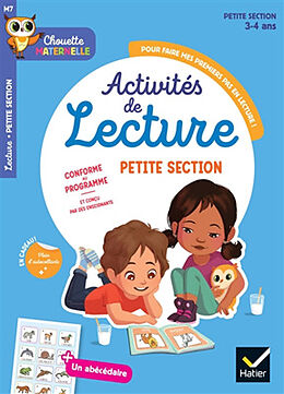 Broché Activités de lecture pour faire mes premiers pas en lecture ! : petite section, 3-4 ans : conforme au programme de Albert; Roullier, Jean Cohen