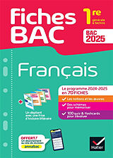 Broché Français, 1re générale & techno : bac 2025 de 