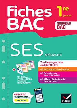 Broché SES spécialité : 1re générale : nouveau bac de 