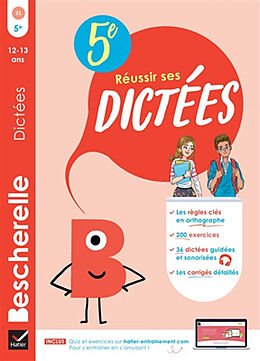 Broché Réussir ses dictées : 5e, 12-13 ans de Anton-d