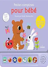 Kartonierter Einband Petites comptines pour bébé von Sarah Andreacchio