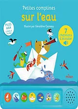 Kartonierter Einband Petites comptines sur l'eau von Géraldine Cosneau