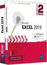 Broché Excel 2019 : le manuel de référence + le cahier d'exercices : coffret de 2 livres de Pierre Rigollet