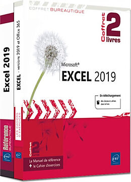 Broché Excel 2019 : le manuel de référence + le cahier d'exercices : coffret de 2 livres de Pierre Rigollet