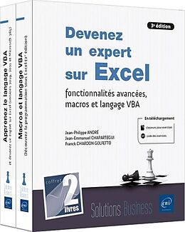  Devenez un expert sur Excel : fonctions avancées, macros et langage von J.-P.; Chapartegui, J.-E.; Chardon, F. André