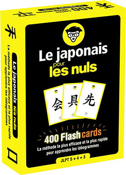 Broché Le japonais pour les nuls : 400 flashcards de Vincent Grépinet