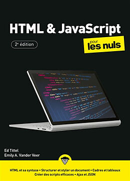 Broché HTML et JavaScript pour les nuls de Emily A.; Jenkis, Sue VanderVeer