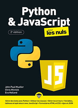 Broché Python & JavaScript pour les nuls de John; Minnick, Chris; Holland, Eva Mueller