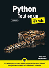 Broschiert Python pour les nuls : tout-en-un : tout savoir pour maîtriser le langage, projets et applications concrètes, intelli... von John; Simpson, Alan Shovic