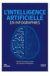 Broschiert L'intelligence artificielle en infographies : histoire, principes et avenir des machines intelligentes von Tom Jackson
