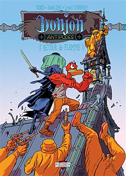 Broché Donjon antipodes. Retour de flamme : + 10.003 de Joann; Trondheim, Lewis; Vince Sfar