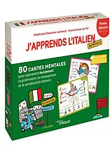 Broschiert J'apprends l'italien autrement : niveau débutant : 80 cartes mentales pour apprendre facilement la grammaire, la conj... von Eleaume Lachaud S.