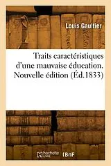 Broschiert Traits caracteristiques d une von Gaultier-l