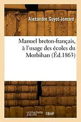 Broschiert Manuel breton francais. exercises von Guyot-jomard-a