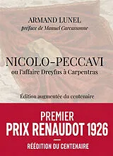 Broschiert Nicolo-Peccavi ou L'affaire Dreyfus à Carpentras von Armand Lunel