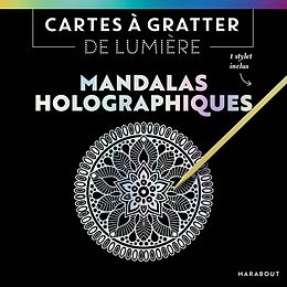 Article non livre Cartes à gratter de lumière : Mandalas Holographiques de 