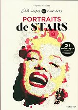 Broché Portraits de stars : coloriages par numéros de 