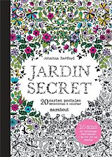 Article non livre Jardin secret : 20 cartes postales détachables à colorier de Johanna Basford
