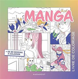 Broschiert Manga : livre de coloriage von 