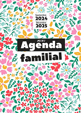 Broché Mini agenda familial : septembre 2024-décembre 2025 de 