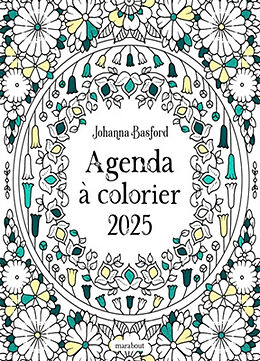 Broché Agenda à colorier 2025 de Johanna Basford