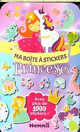 Coffret Ma boîte à stickers : princesses : avec plus de 1000 stickers ! de 