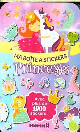 Coffret Ma boîte à stickers : princesses : avec plus de 1000 stickers ! de 