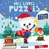 Couverture cartonnée Mes Livres puzzles : Noël : 5 puzzles de 6 pièces de 