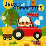 Broché Jeux avec gommettes : les animaux de la ferme de 