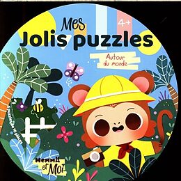 Couverture cartonnée Mes jolis puzzles : autour du monde de Ahorine