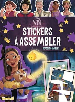 Broché Wish : stickers à assembler : repositionnables ! de 