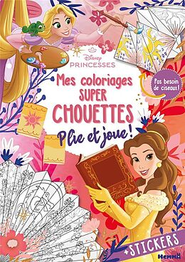 Broché Mes coloriages super chouettes : plie et joue ! : + stickers de 