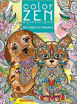 Article non livre Color zen scintillant : mes amis les animaux de 