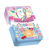 Coffret Ma boîte à stickers : licornes : avec plus de 1000 stickers ! de 