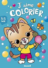 Broché J'Aime Colorier (3-5 Ans) (Chat et Glace) de Nadine Piette