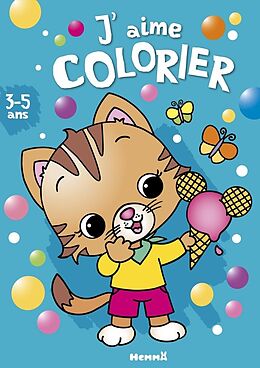 Broché J'Aime Colorier (3-5 Ans) (Chat et Glace) de Nadine Piette