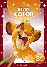 Article non livre Star Color ; Disney le Roi Lion :Simba Cadre Bordeaux de 