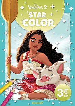 Article non livre Star Color ; Disney Vaiana 2 de 