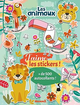 Broché J aime les stickers les animaux de 