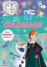 Broschiert La Reine des Neiges : coloriage : avec stickers offerts von 