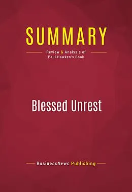 E-Book (epub) Summary: Blessed Unrest von Businessnews Publishing