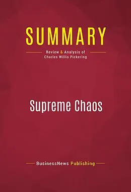 E-Book (epub) Summary: Supreme Chaos von Businessnews Publishing