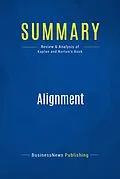 E-Book (epub) Summary: Alignment - Robert S. Kaplan and David P. Norton von Businessnews Publishing